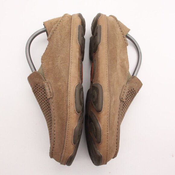 Olukai Moloa Kohana Loafers Men's 8 M Brown Leather Slip On Comfort Shoes - Picture 8 of 9